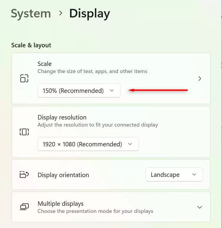 cách sửa-màn hình mờ hoặc văn bản trong windows-11-4 được nén - Help Desk Geek Cách khắc phục màn hình hoặc văn bản bị mờ trong Windows 11 hình 4