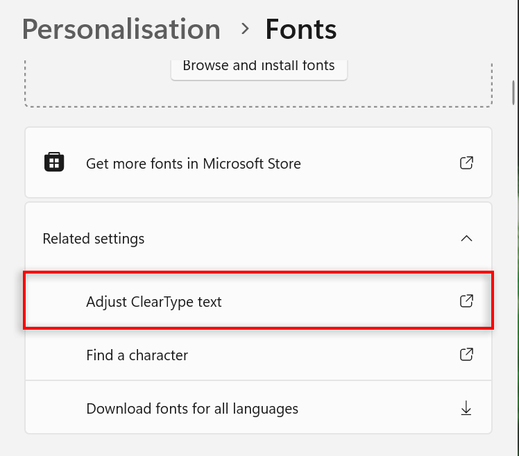 cách sửa-màn hình mờ hoặc văn bản trong windows-11-9 được nén - Help Desk Geek Cách khắc phục màn hình hoặc văn bản bị mờ trong Windows 11 hình 9