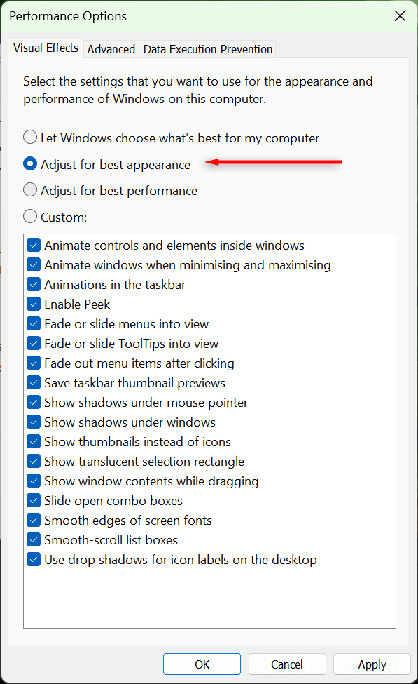 cách sửa-màn hình mờ hoặc văn bản trong windows-11-15 được nén - Help Desk Geek Cách khắc phục màn hình hoặc văn bản bị mờ trong Windows 11 hình 15