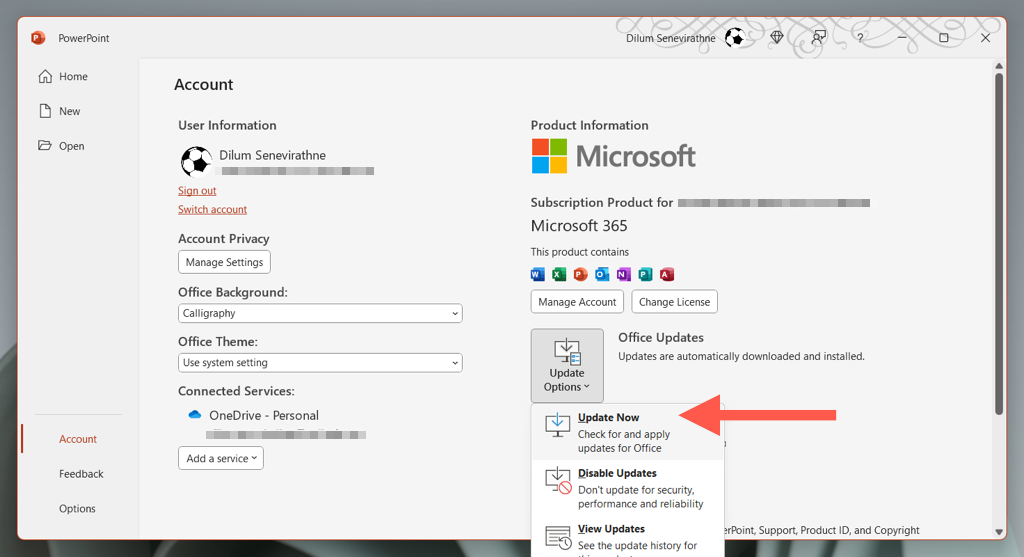 image-16 - Người đam mê bộ phận trợ giúp Cách cập nhật Microsoft PowerPoint (Windows và Mac) hình 3