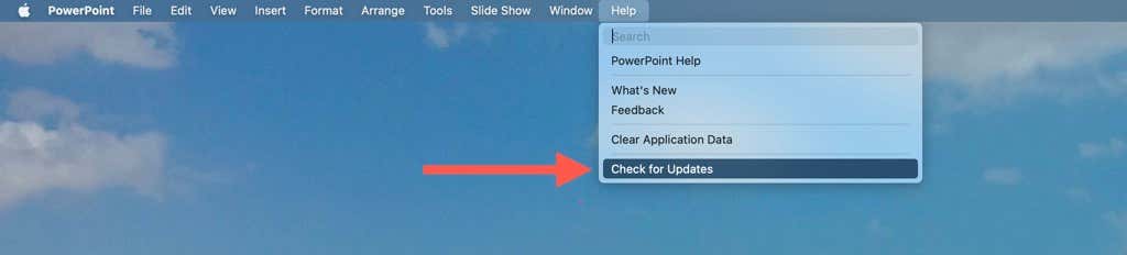 11-powerpoint-kiểm tra-cập nhật - Help Desk Geek Cách cập nhật Microsoft PowerPoint (Windows và Mac) hình 12