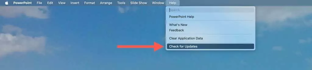 11-powerpoint-kiểm tra-cập nhật - Help Desk Geek Cách cập nhật Microsoft PowerPoint (Windows và Mac) hình 12