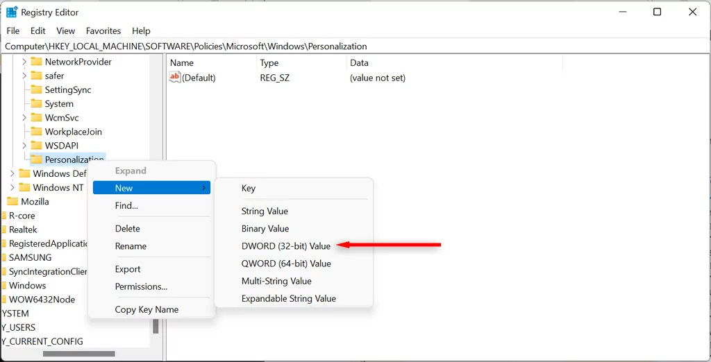 cách tắt-màn hình khóa trong windows-11-5 được nén - Help Desk Geek Cách tắt màn hình khóa trong Windows 11 hình 5
