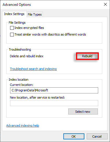 windows-search-bar-keeps-đóng-8-fixes-to-try-14-nén - Help Desk Geek Chọn xây dựng lại