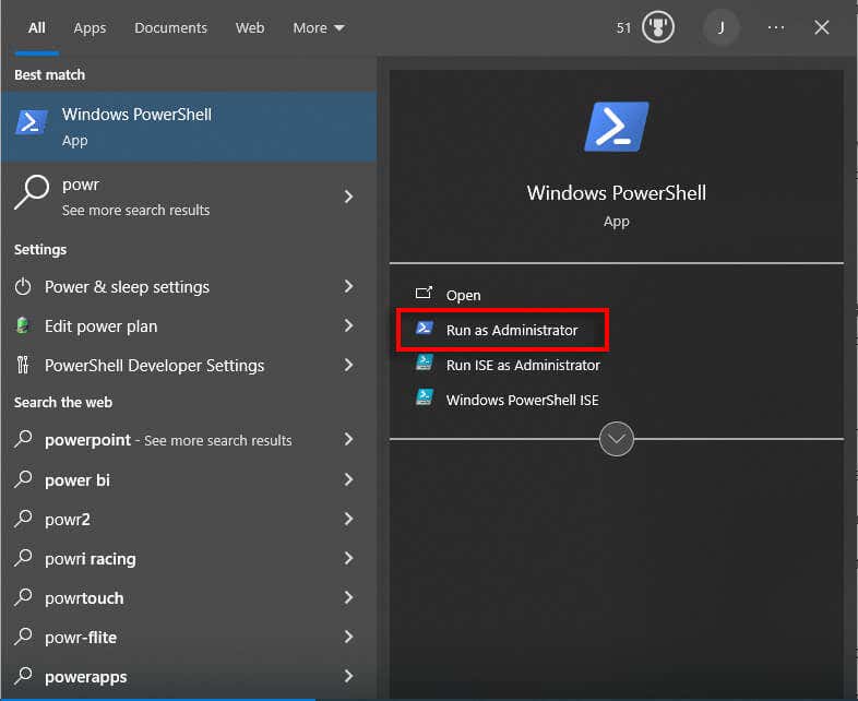 windows-search-bar-keeps-đóng-8-fixes-to-thử-15-nén - Help Desk Geek Nhấn Chạy với tư cách quản trị viên