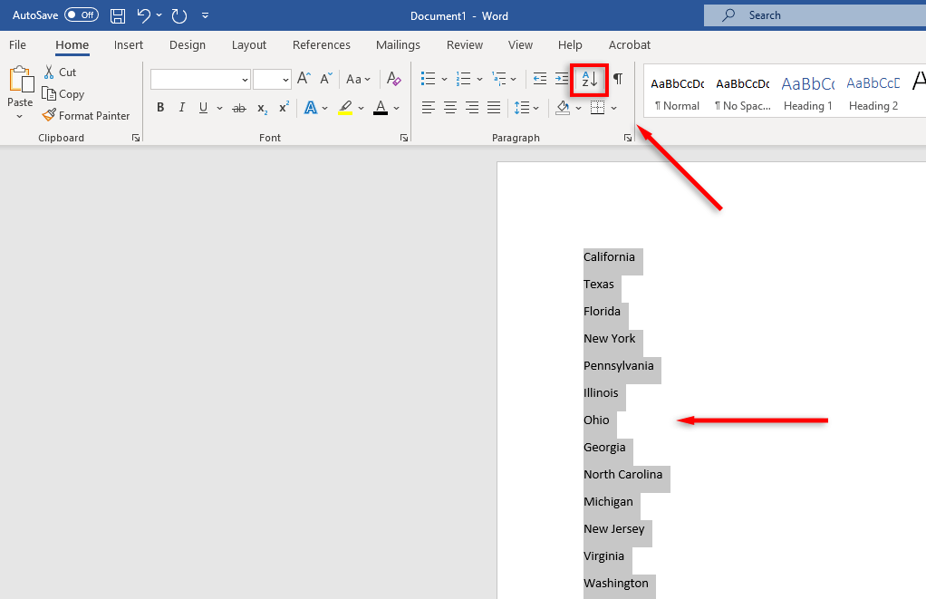 hdg-how-to-alphabetize-a-list-in-microsoft-word-windows-mac-and-web-3-nén - Help Desk Geek Cách sắp xếp danh sách theo bảng chữ cái trong Microsoft Word (Windows, Mac và Web) hình 2