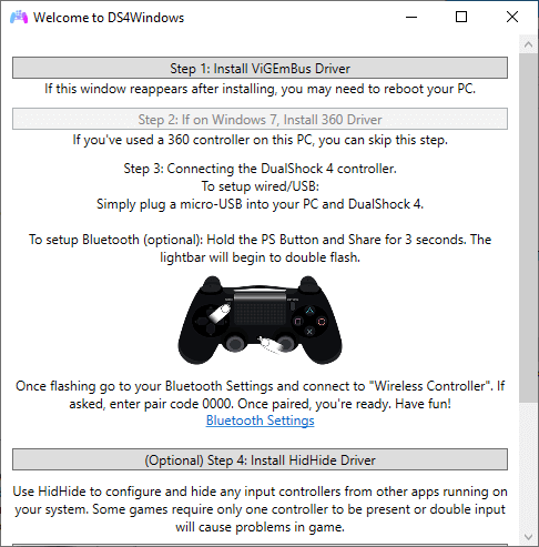 cách sử dụng-ds4windows-to-customize-game-controllers-in-windows-5-nén - Help Desk Geek Cách sử dụng DS4Windows để tùy chỉnh bộ điều khiển trò chơi trong Windows hình 5