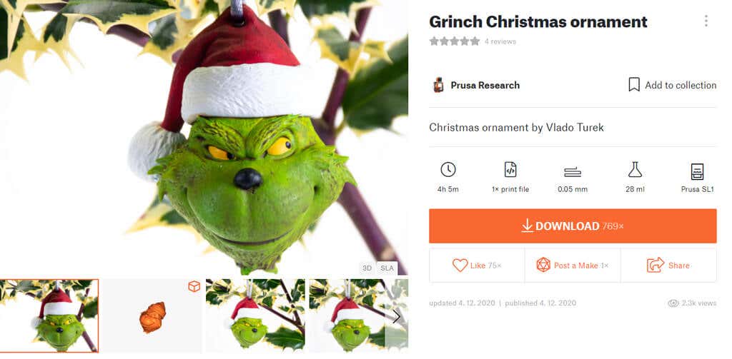 06Grinch - Mẹo công nghệ trực tuyến Hình ảnh đồ trang trí cây thông Noel