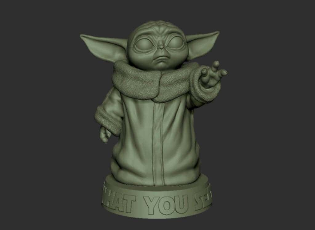 09BabyYoda - Mẹo công nghệ trực tuyến Những Ý Tưởng Tốt Nhất Cho Quà Tặng Và Đồ Dùng In 3D Hình 2