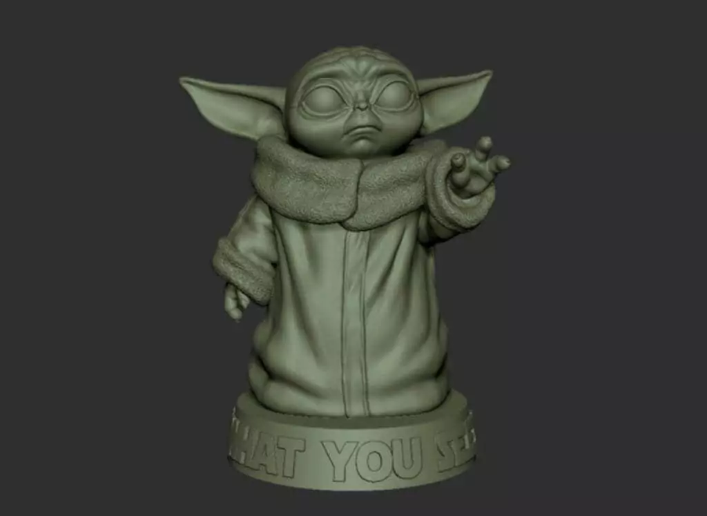 09BabyYoda - Mẹo công nghệ trực tuyến Những Ý Tưởng Tốt Nhất Cho Quà Tặng Và Đồ Dùng In 3D Hình 2