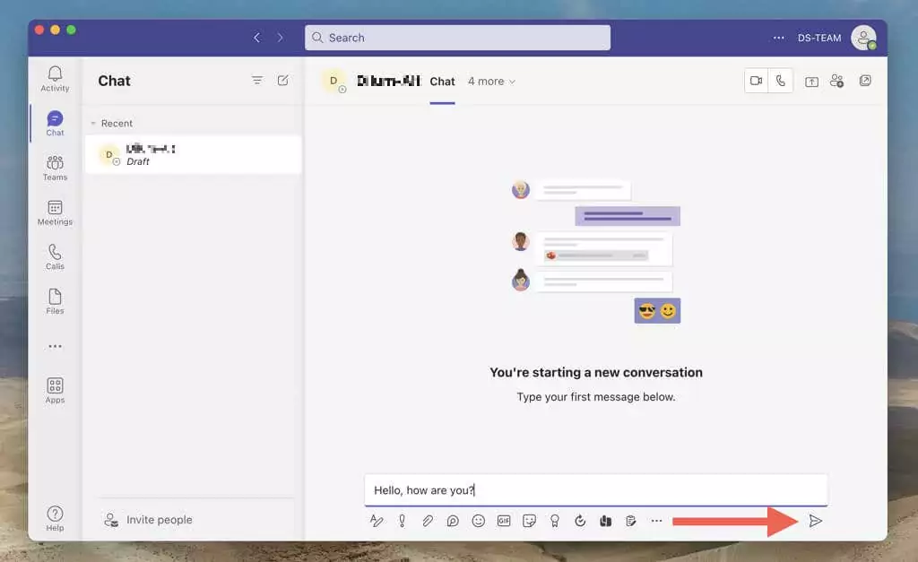 cách tạo một-một-một-hoặc-nhóm-trò chuyện-trong-microsoft-teams-6-nén - Help Desk Geek Cách tạo cuộc trò chuyện riêng tư hoặc nhóm trong Microsoft Teams hình 6