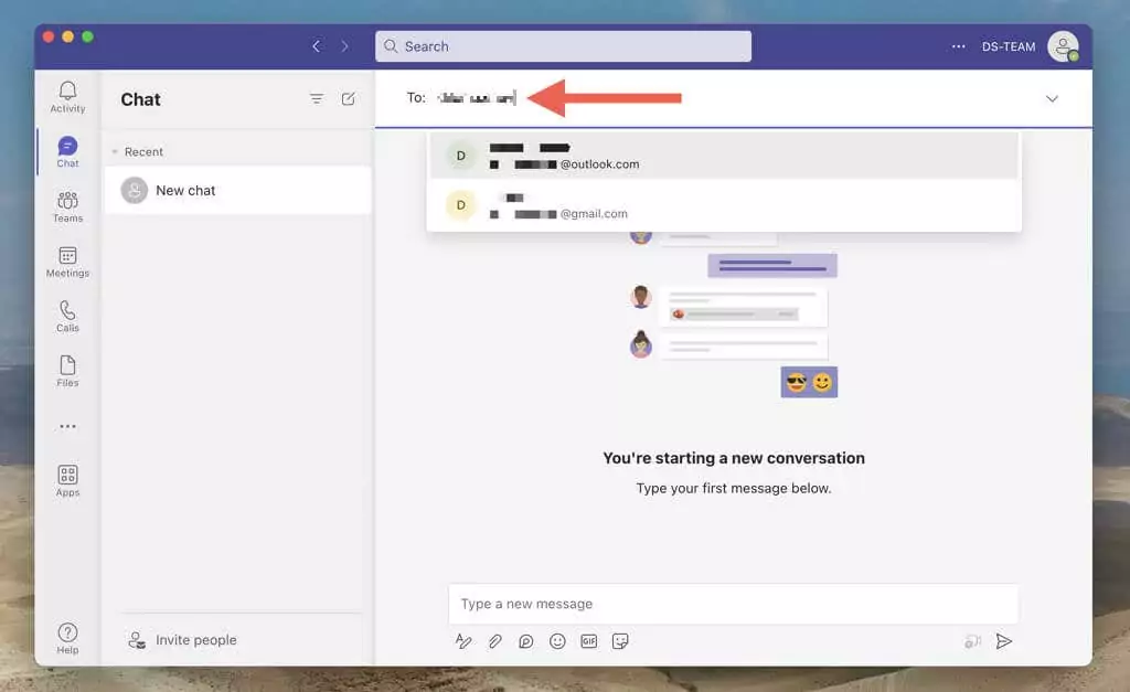 cách tạo một-một-một-hoặc-nhóm-trò chuyện-trong-microsoft-teams-4-nén - Help Desk Geek Cách tạo cuộc trò chuyện riêng tư hoặc nhóm trong Microsoft Teams hình 4