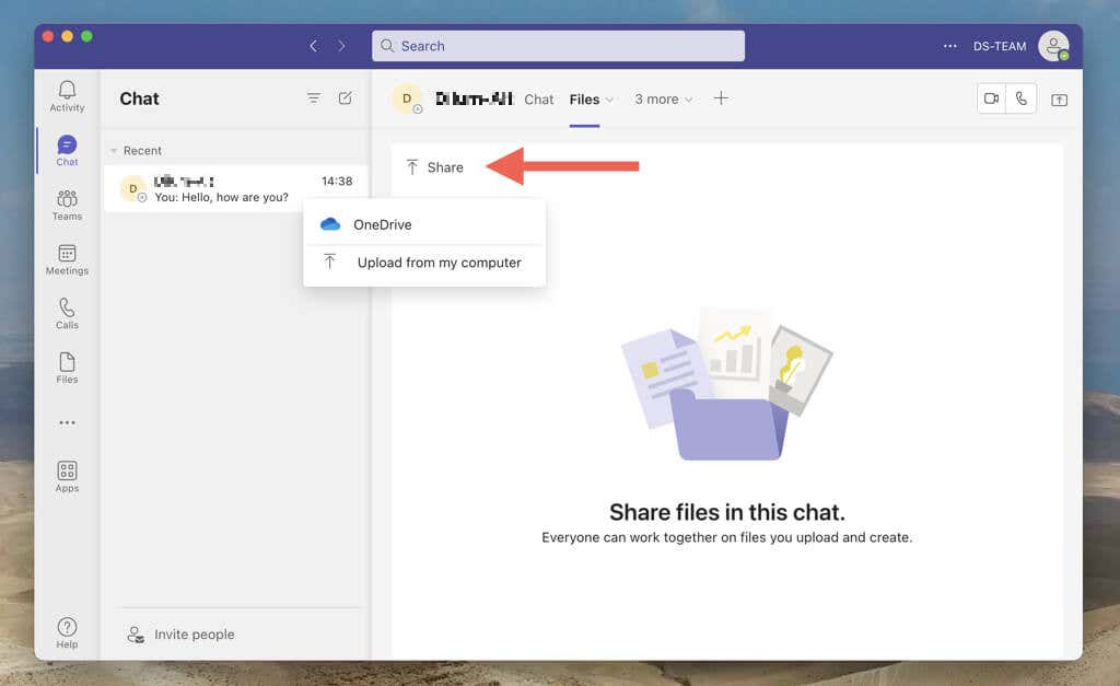 cách tạo một-một-một-hoặc-nhóm-trò chuyện-trong-microsoft-teams-8-nén - Help Desk Geek Cách tạo cuộc trò chuyện riêng tư hoặc nhóm trong Microsoft Teams hình 8
