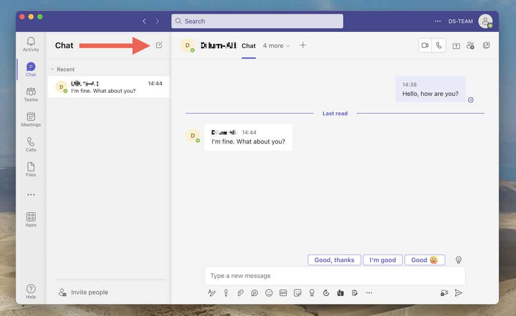 cách tạo một-một-một-hoặc-nhóm-trò chuyện-trong-microsoft-teams-12-nén - Help Desk Geek Cách tạo cuộc trò chuyện riêng tư hoặc nhóm trong Microsoft Teams hình 12