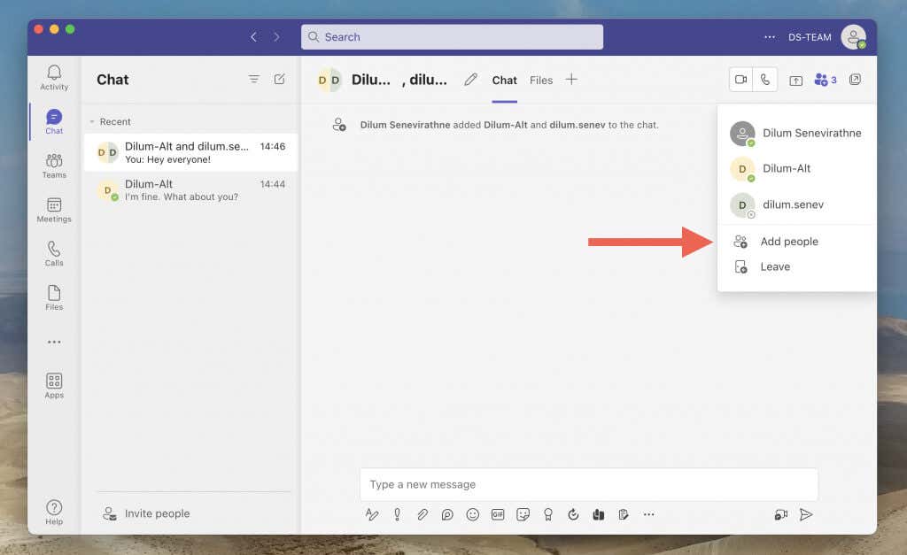 cách tạo một-một-một-hoặc-nhóm-trò chuyện-trong-microsoft-teams-16-nén - Help Desk Geek Cách tạo cuộc trò chuyện riêng tư hoặc nhóm trong Microsoft Teams hình 16