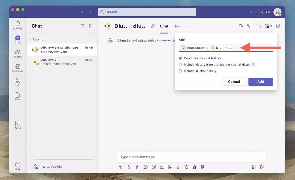 cách tạo một-một-một-hoặc-nhóm-trò chuyện-trong-microsoft-teams-17-nén - Help Desk Geek Cách tạo cuộc trò chuyện riêng tư hoặc nhóm trong Microsoft Teams hình 17