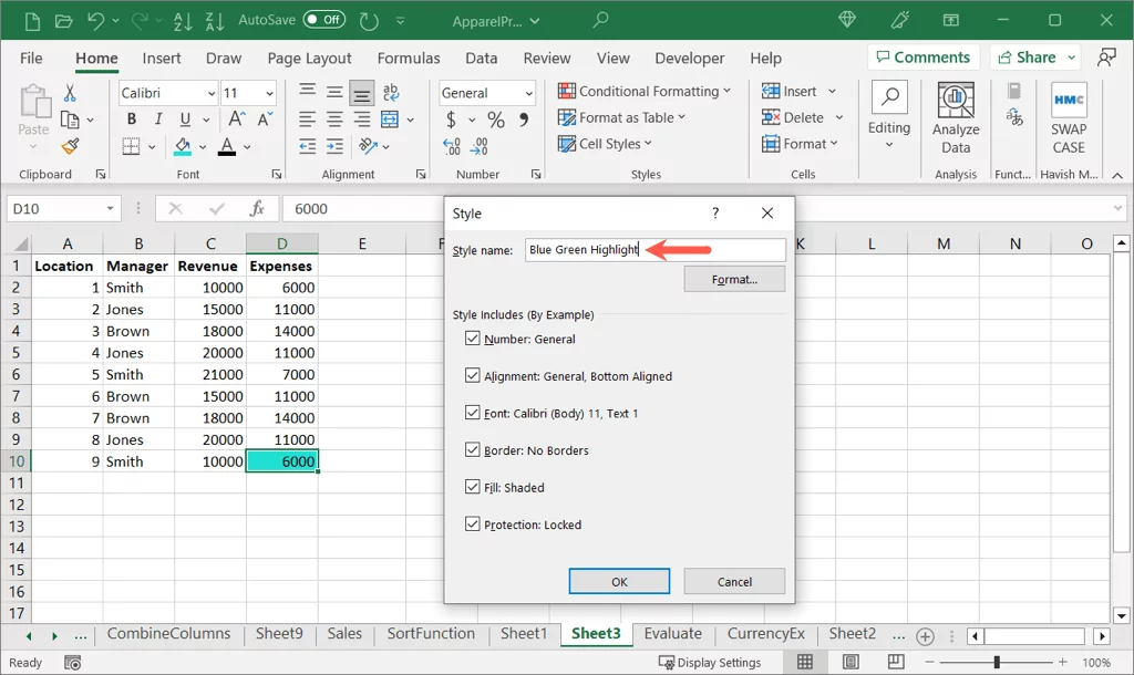 cách làm nổi bật ô và văn bản trong microsoft-excel-10 được nén - Help Desk Geek Cách đánh dấu ô và văn bản trong Microsoft Excel hình 11