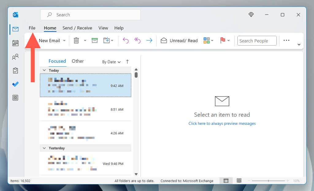 cách bật hoặc tắt-outlook-thông báo-2-nén - Help Desk Geek Cách bật hoặc tắt Off Hình ảnh thông báo Outlook 2