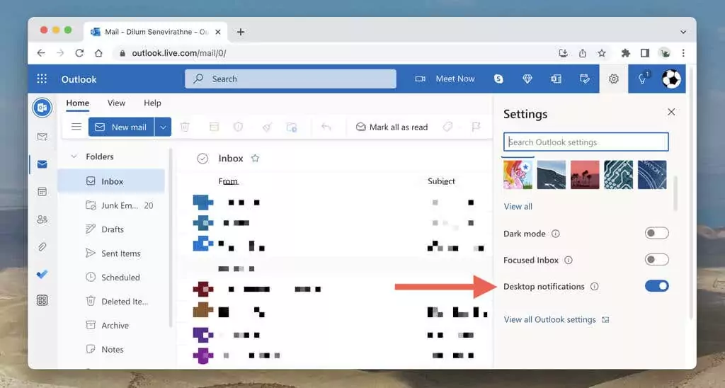 cách bật hoặc tắt Outlook-thông báo-9-nén - Help Desk Geek Cách bật hoặc tắt Off Hình ảnh thông báo Outlook 9