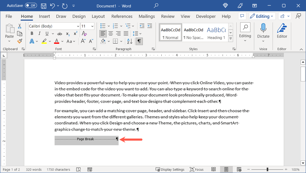 cách xóa-trang-breaks-in-microsoft-word-documents-2-nén - Bộ phận trợ giúp Geek Cách xóa dấu ngắt trang trong tài liệu Microsoft Word hình 2