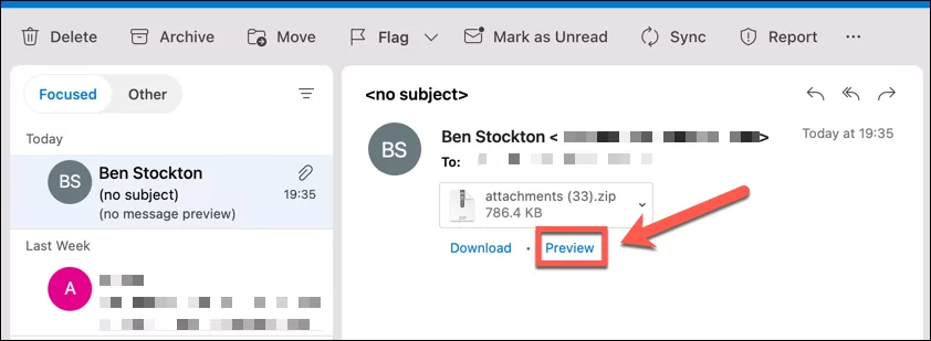 Outlook-không-hiển thị-tệp đính kèm-8-cách-sửa-5-nén - Help Desk Geek Outlook không hiển thị tệp đính kèm? 8 Cách Sửa Ảnh 5