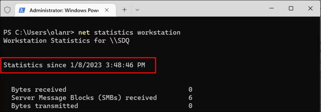 cách tìm-máy tính của bạn-thời gian hoạt động trong windows-11-12 được nén - Help Desk Geek Cách tìm thời gian hoạt động của máy tính trong Windows 11 hình 12
