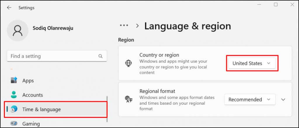 06-change-windows-pc-khu vực-vị trí - Help Desk Geek Cách cài đặt ứng dụng Android trên Windows 11 hình 6