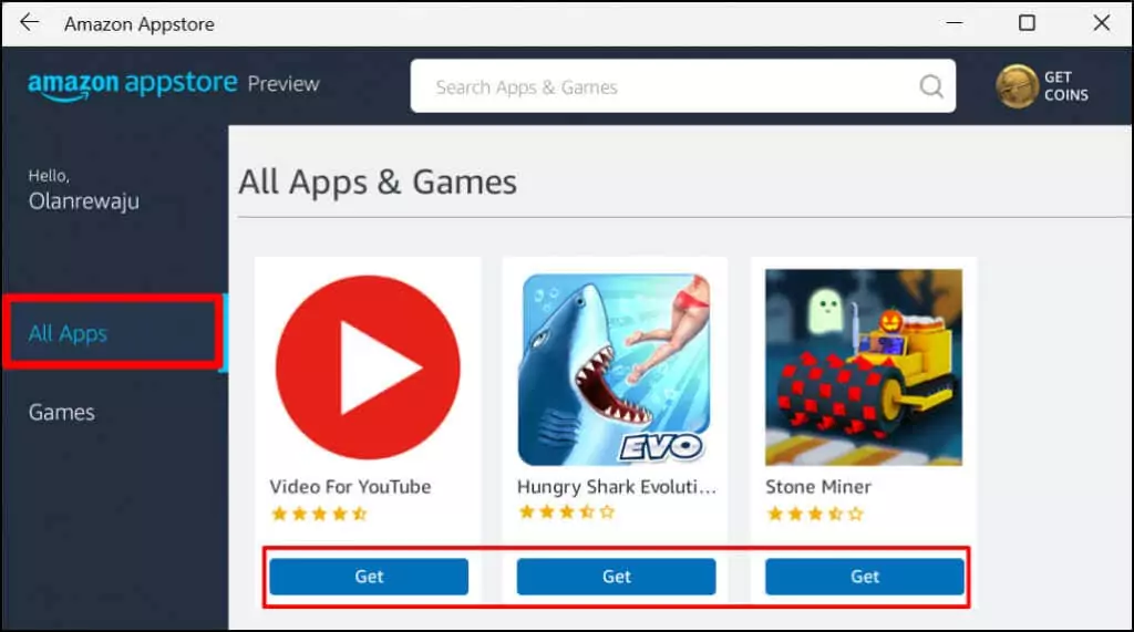 13-download-android-apps-windows-11-amazon-appstore - Bộ phận trợ giúp Geek Cách cài đặt ứng dụng Android trên Windows 11 hình 13
