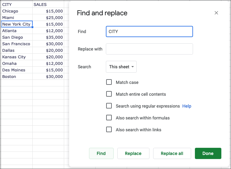 cách sử dụng-tìm-và-thay thế-trong-google-sheets-5-nén - Help Desk Geek Cách sử dụng Tìm và Thay thế trong Google Sheets hình 5