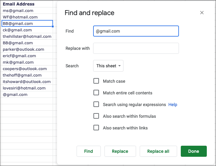 cách sử dụng-tìm-và-thay thế-trong-google-sheets-9-nén - Help Desk Geek Cách sử dụng Tìm và Thay thế trong Google Sheets hình 9