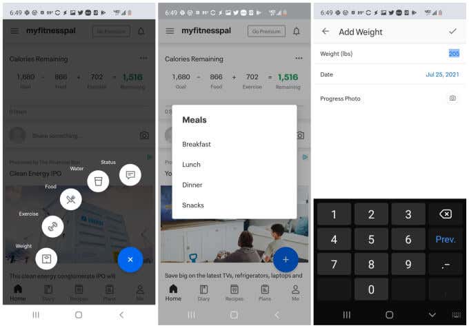 7-quick-add - Mẹo kỹ thuật trực tuyến Sử dụng hình ảnh MyFitnessPal 3