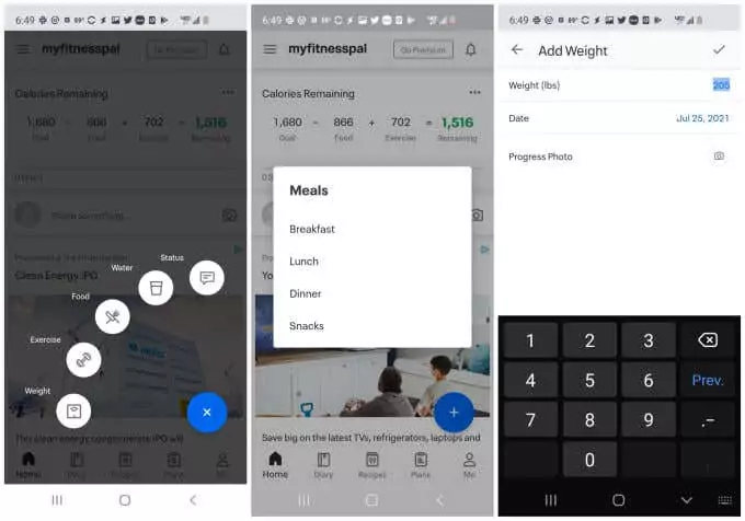 7-quick-add - Mẹo kỹ thuật trực tuyến Sử dụng hình ảnh MyFitnessPal 3