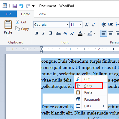 cách kiểm tra từ-đếm-trong-wordpad-3-nén - Help Desk Geek Cách kiểm tra số từ trong WordPad hình 3