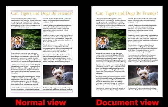 01NormalViewDocumentView - Mẹo kỹ thuật trực tuyến Sử dụng bàn phím để xem trước tài liệu của bạn một cách nhanh chóng hình ảnh
