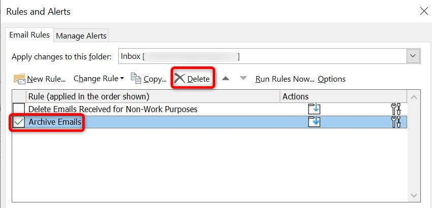 Outlook-quy tắc-không hoạt động-8-sửa-thử-4-nén - Help Desk Geek Quy tắc Outlook không hoạt động? 8 cách khắc phục Hãy thử hình ảnh 5