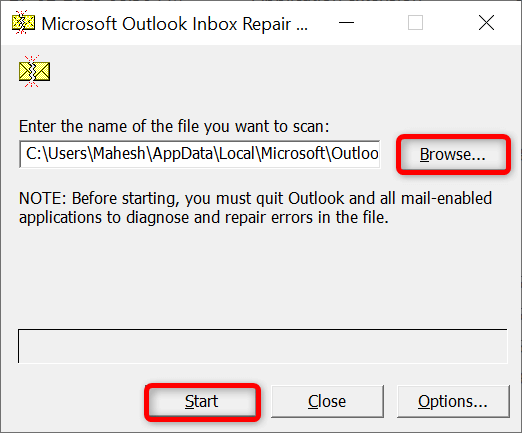 Outlook-quy tắc-không hoạt động-8-sửa-thử-7-nén - Help Desk Geek Quy tắc Outlook không hoạt động? 8 Cách khắc phục Hãy thử hình ảnh 8