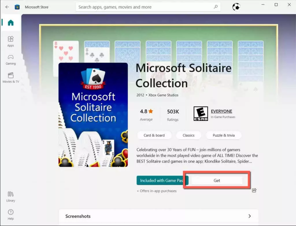 microsoft-solitaire-collection-not-working-in-windows-10-fixes-to-try-15-nén - Help Desk Geek Bộ sưu tập Microsoft Solitaire không hoạt động trong Windows? 10 Cách khắc phục Hãy thử hình 15