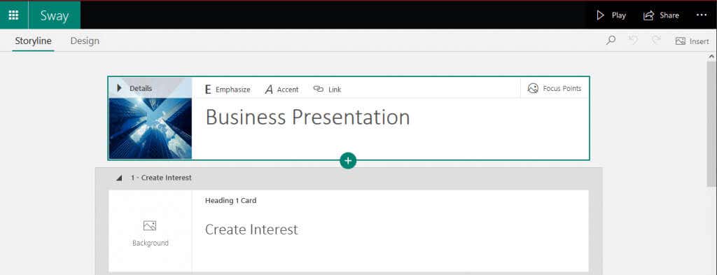 Giao diện Sway - Help Desk Geek Microsoft Sway so với PowerPoint: Điểm giống và khác nhau là gì? hình ảnh 5