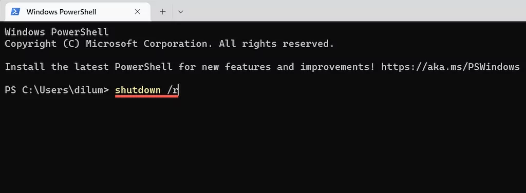 10 cách tắt và khởi động lại windows-11-pc-7-nén - Help Desk Geek 10 cách tắt và khởi động lại PC Windows 11 hình 7