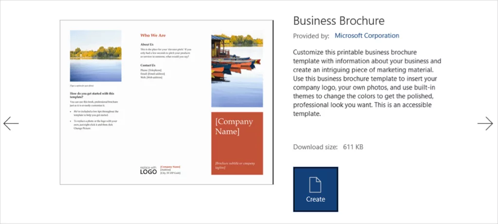 image-1 - Người đam mê bộ phận trợ giúp Cách làm Brochure bằng Microsoft Word hình 2