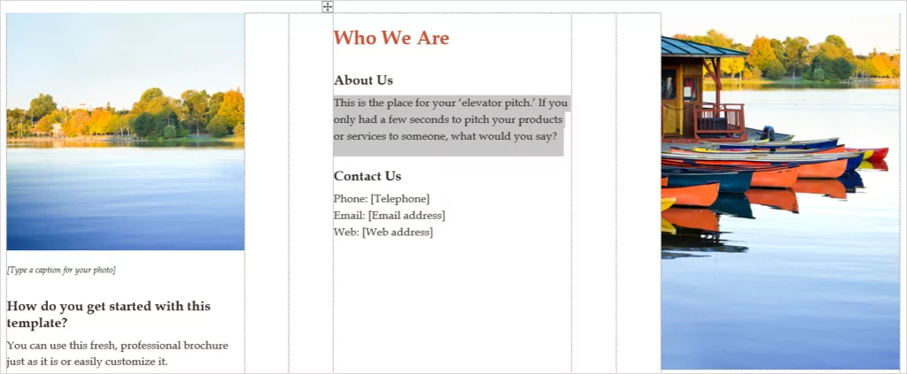 image-3 - Người đam mê bộ phận trợ giúp Cách làm Brochure bằng Microsoft Word hình 4