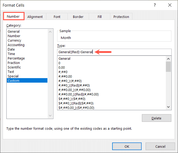 cách hiển thị số âm dưới dạng đỏ trong Excel-4 được nén - Help Desk Geek Cách hiển thị số âm màu đỏ trong Excel hình 5