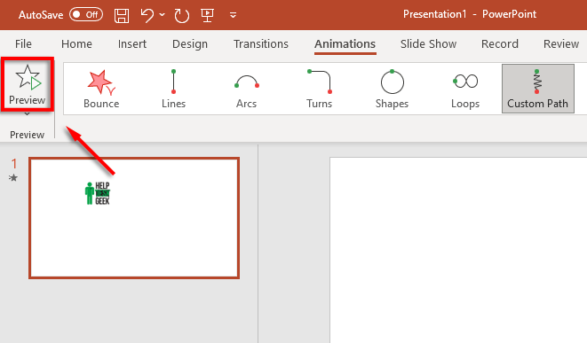 hdg-how-to-use-motion-path-animations-in-microsoft-powerpoint-6-nén - Bộ phận trợ giúp Geek Cách sử dụng Ảnh động đường dẫn chuyển động trong Microsoft PowerPoint hình 6