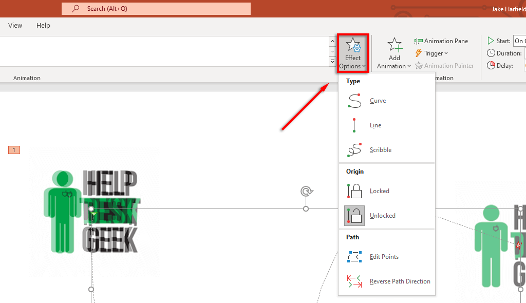 hdg-how-to-use-motion-path-animations-in-microsoft-powerpoint-8-nén - Bộ phận trợ giúp Geek Cách sử dụng Ảnh động đường dẫn chuyển động trong Microsoft PowerPoint hình 8