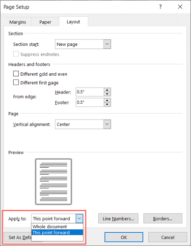 cách căn chỉnh-văn bản-trong-microsoft-word-9-nén theo chiều dọc - Help Desk Geek Cách căn chỉnh văn bản theo chiều dọc trong Microsoft Word hình 9