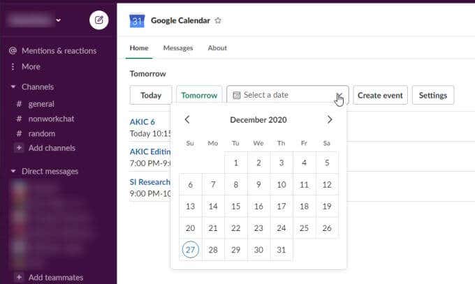 10-chọn ngày - Online Tech Tips Sử dụng ứng dụng Lịch Google Slack hình ảnh 2