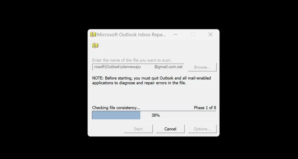 repair-pst-ost-outlook-file-windows-11 - Bộ phận trợ giúp Geek Công cụ sửa chữa hộp thư đến Microsoft Outlook trong Windows 11