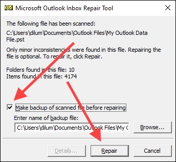 03-Repair-PST - Bộ phận trợ giúp Geek Công cụ sửa chữa hộp thư đến Microsoft Outlook