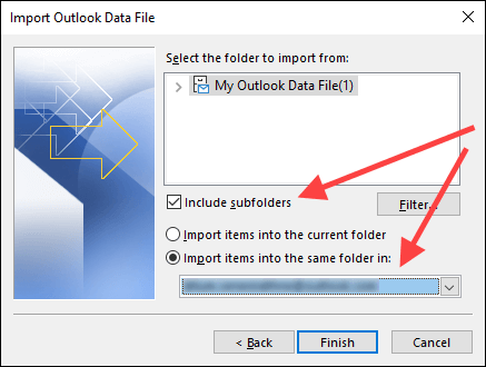 12-Chọn-Dữ Liệu-Tệp - Help Desk Geek Cửa sổ nhập file dữ liệu của Outlook