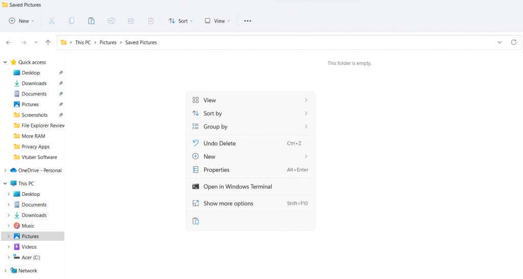 9-Bottom-Context-Menu - Bộ phận trợ giúp Geek Windows 11 File Explorer: Một hình ảnh đánh giá trung thực 10